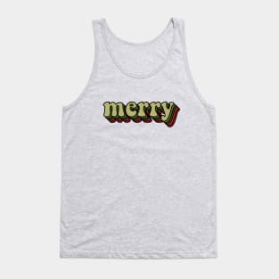 merry retro tee Tank Top